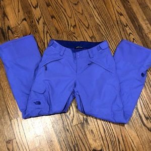 Purple Northface Snowboard Pants
